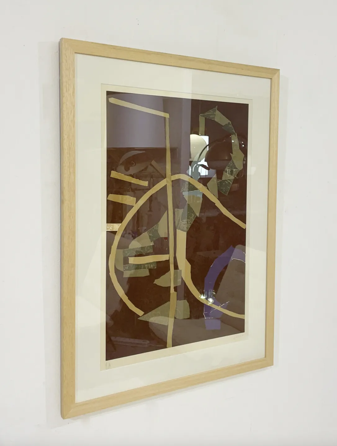 Framed Lithography By André Lanskoy, 1970s – Signed
