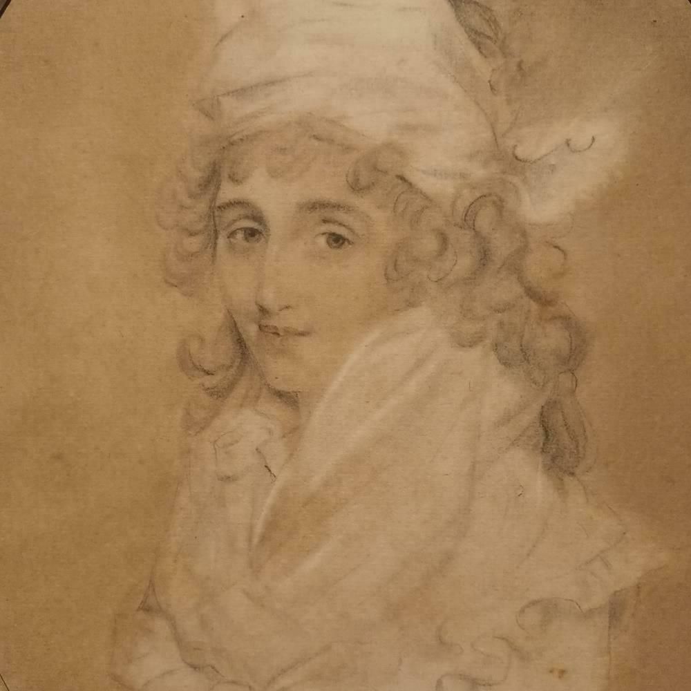 Oval Portrait Of Mrs Jordan, George IV Mistress