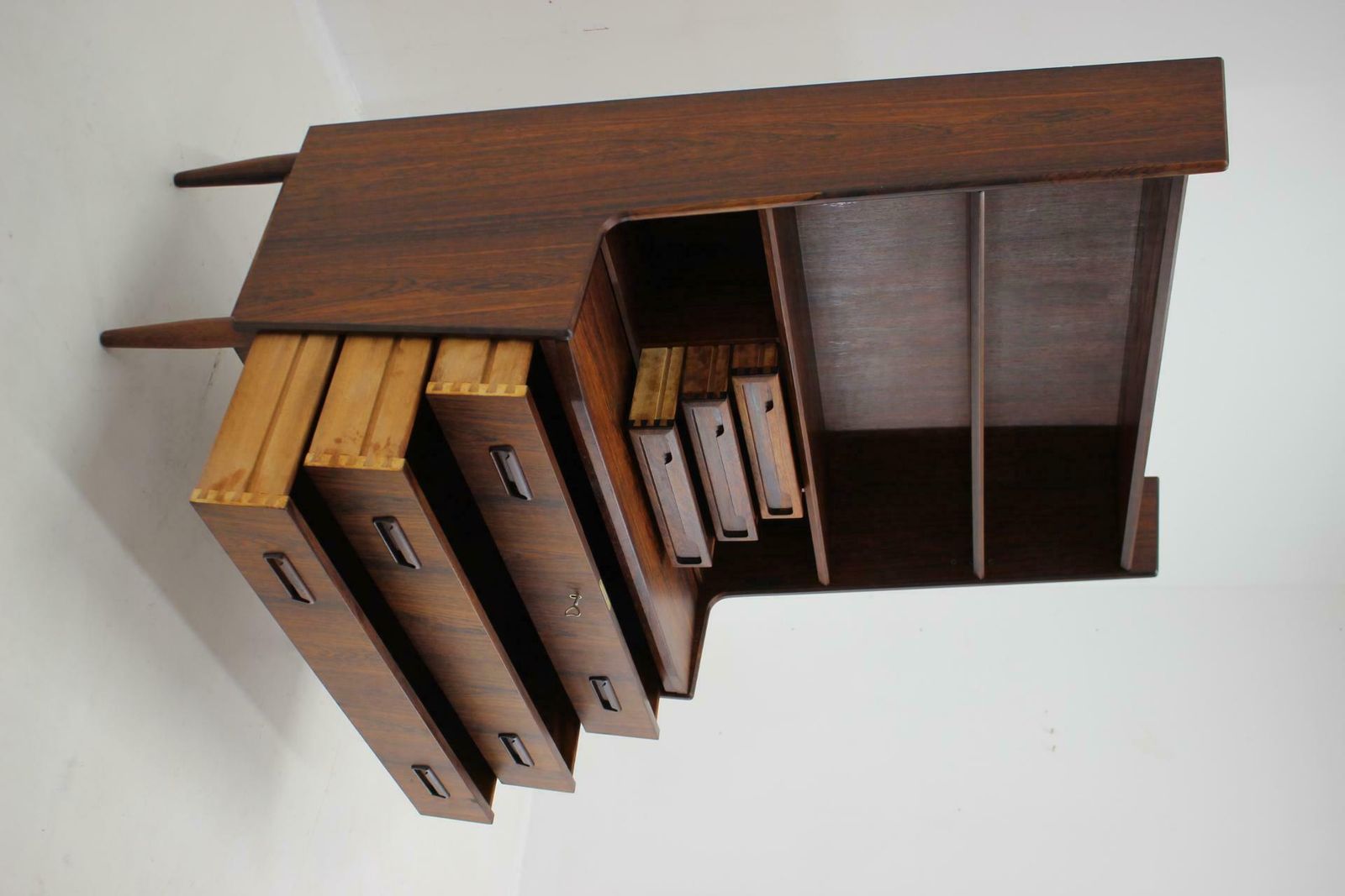 photo for sale 1960s Danish Secretary/Writing Cabinet By Brdr Larsen In Palisander