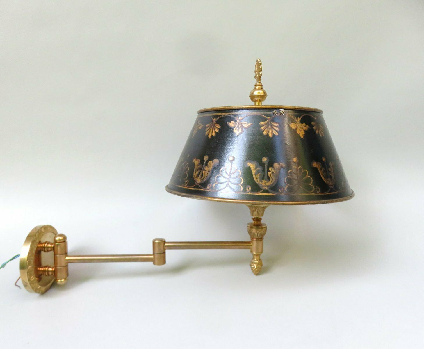 Extraordinary Wall Lights Bouillotte In Bronze Gilded, France, 1970s, Set Of 2 photo Lighting