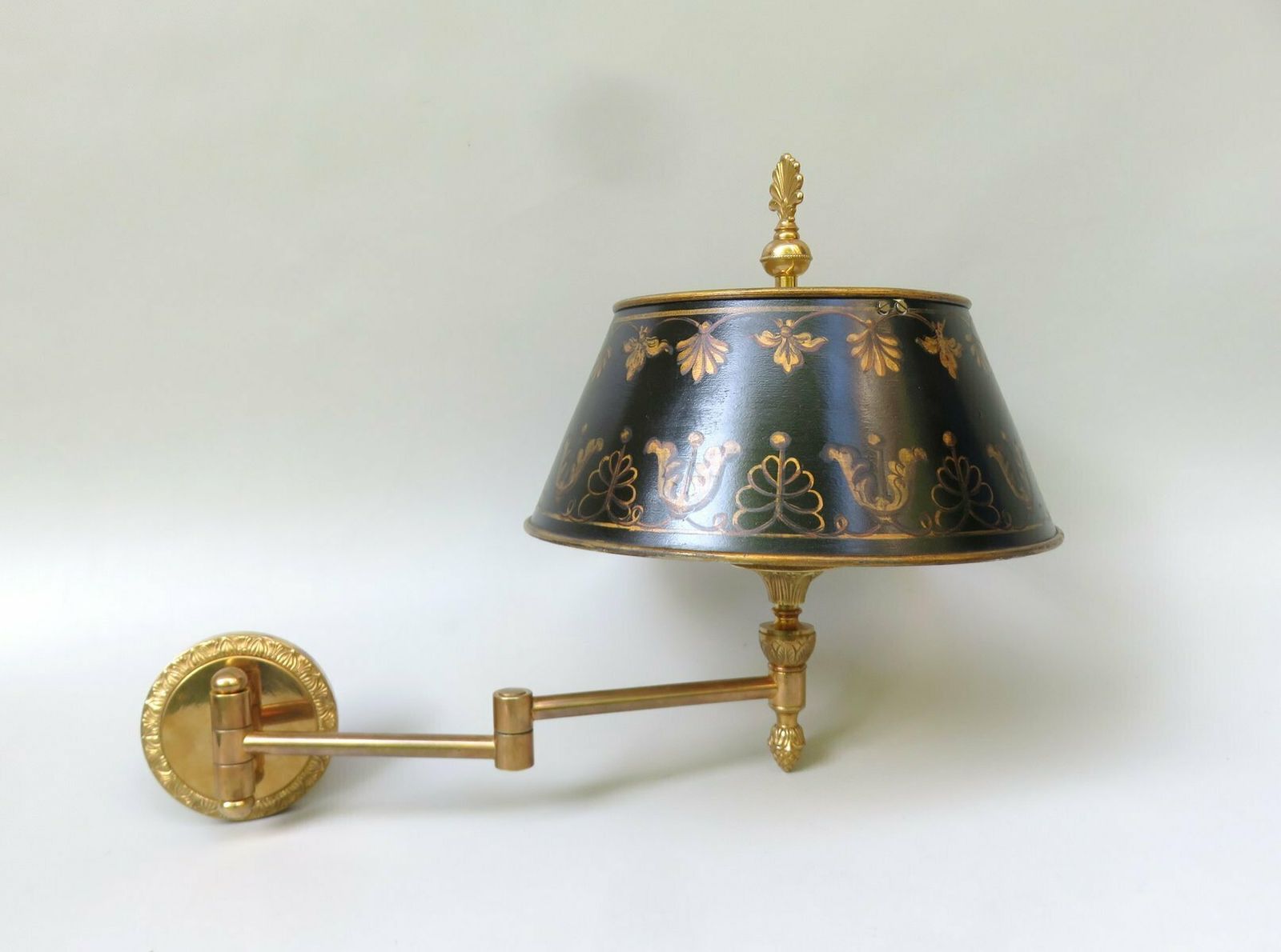 Extraordinary Wall Lights Bouillotte In Bronze Gilded, France, 1970s, Set Of 2 photo 11462.25