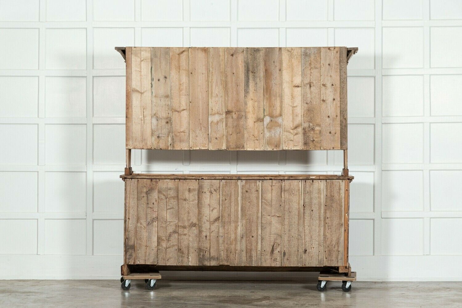 Furniture Large 19thc English Pine Vernacular Dresser photo