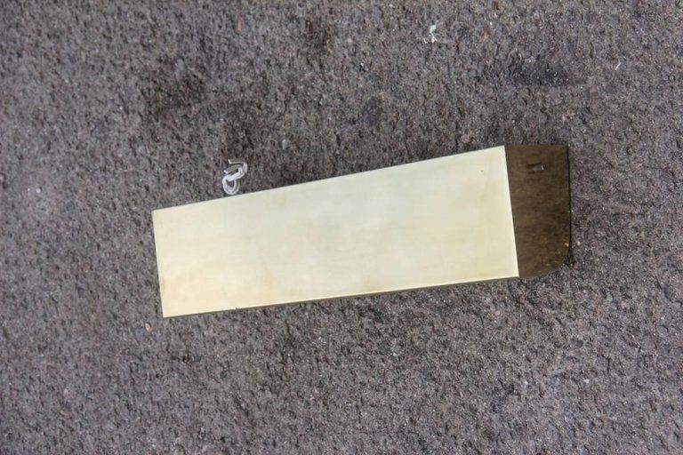 Sconce Brass And Plexiglass 1950s Italian Design photo 1094.0