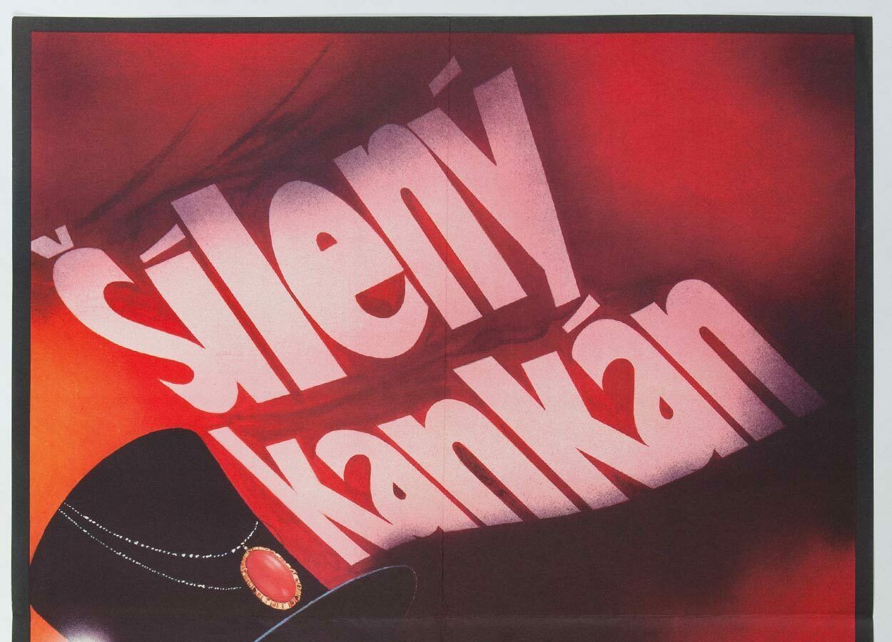 Movie Poster, A Wild Cancan, Zdeněk Vlach, 1983 photo furniture
