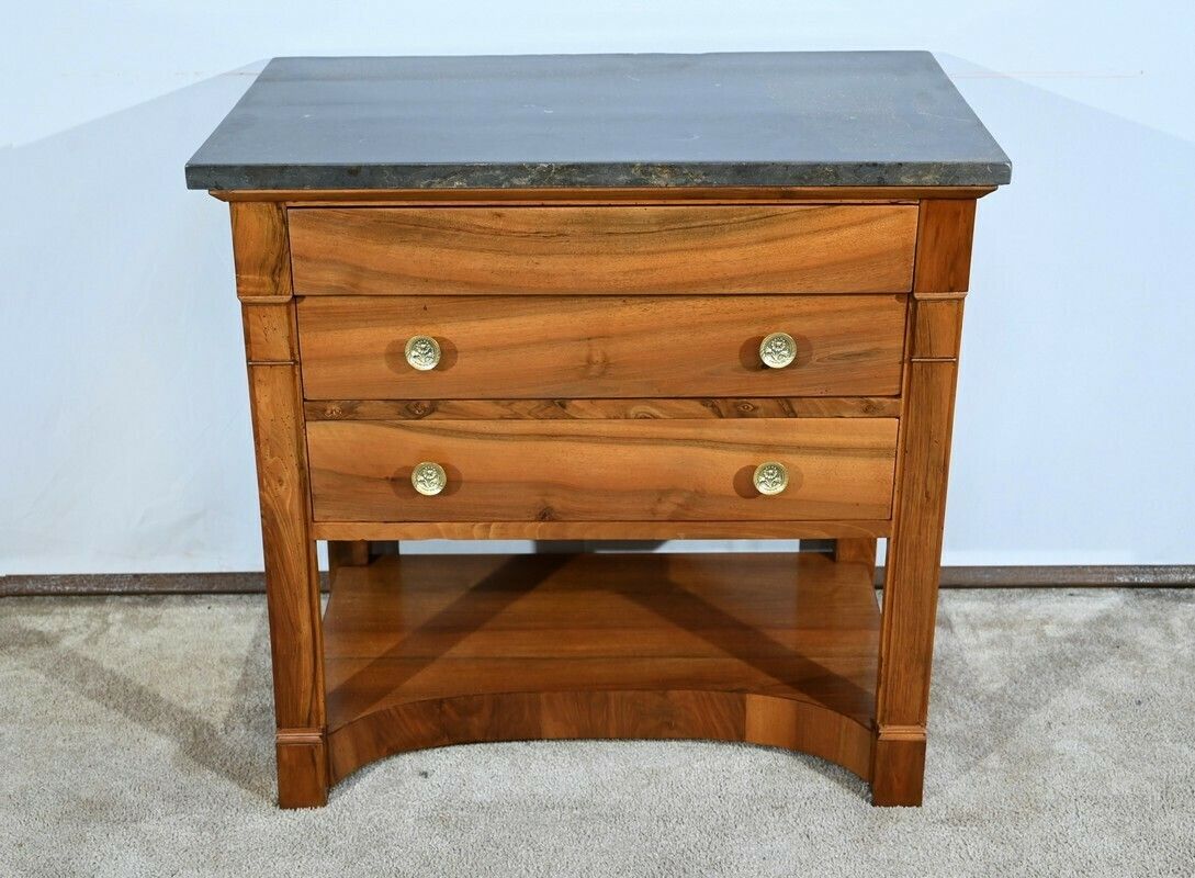 Small Property Chest Of Drawers In Walnut, Directoire Period – Early 19th Century