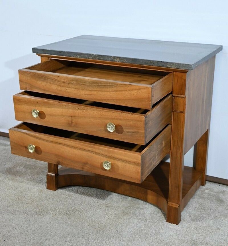 Small Property Chest Of Drawers In Walnut, Directoire Period – Early 19th Century photo 3420.5967742599996
