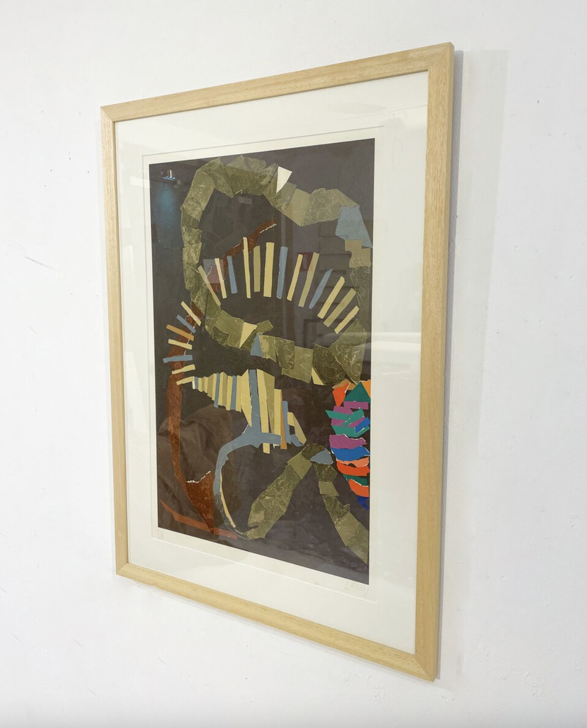 Framed Lithography By André Lanskoy, 1970s – Signed photo furniture