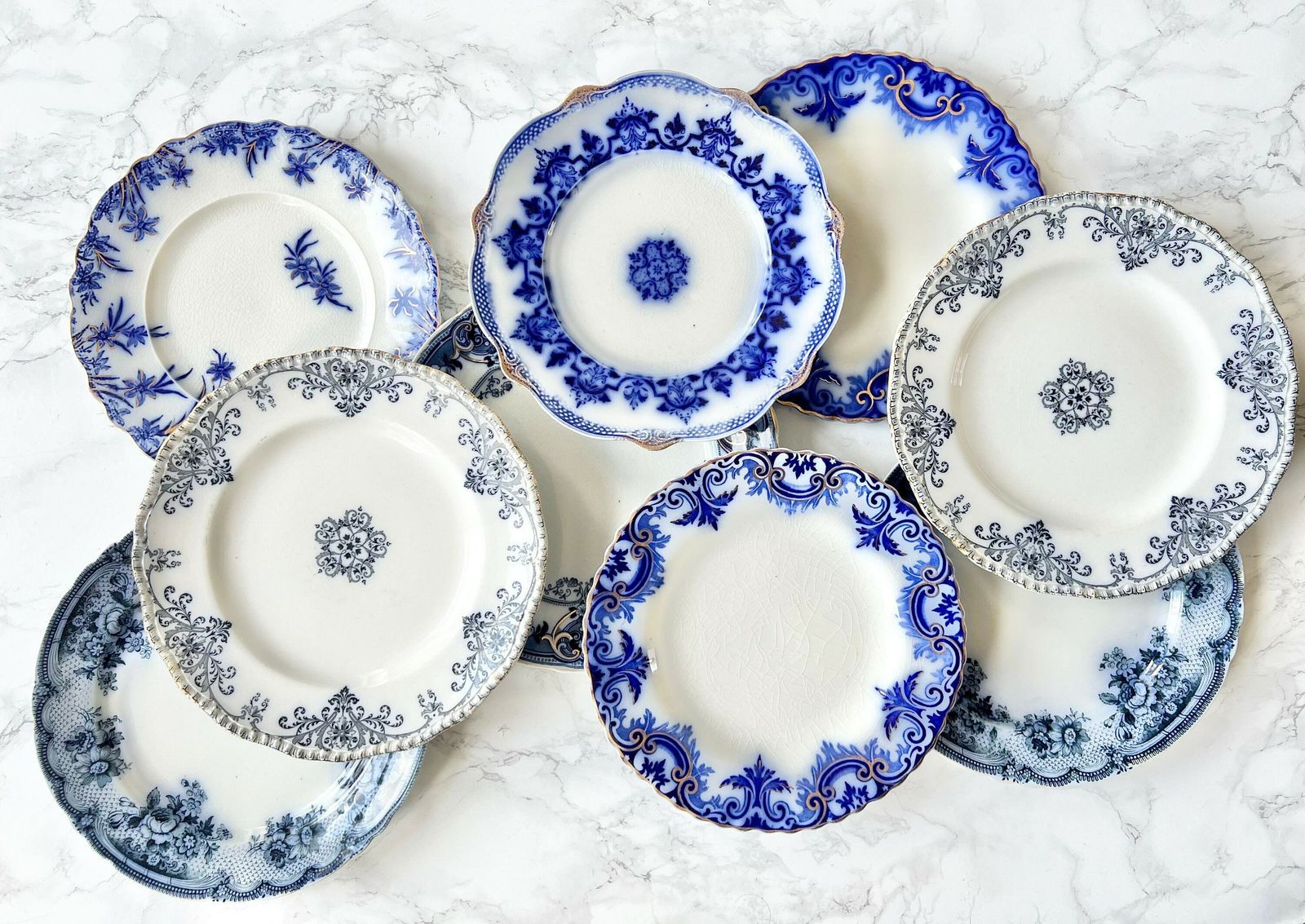 photo furniture Antique Doulton Burslem Wall Plate Pair English Porcelain Victorian Transferware Dish White Rare Large Mix And Match 1800 Honiton
