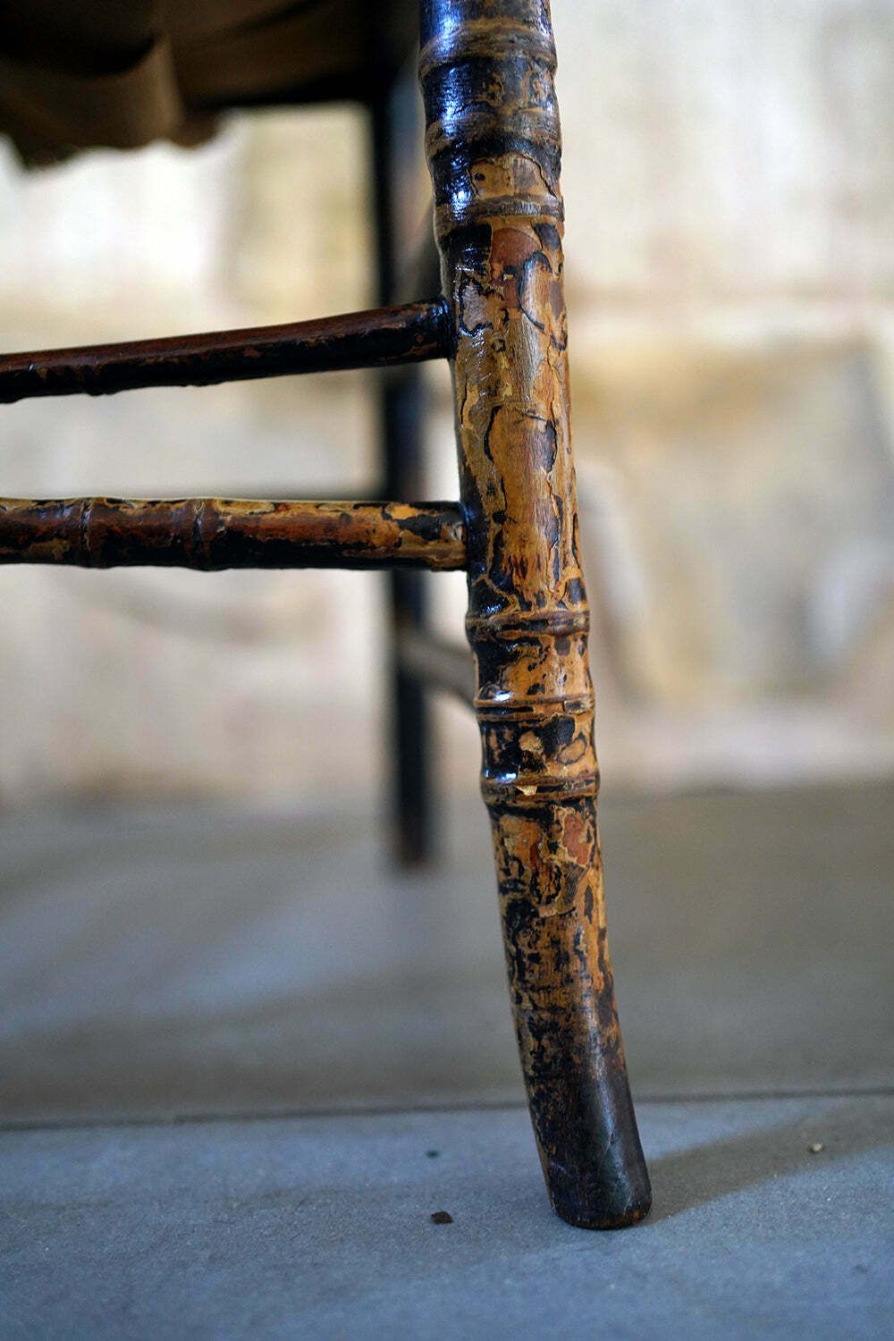 photo buy A Regency Period Lacquered Faux Bamboo Armchair C.1820 25