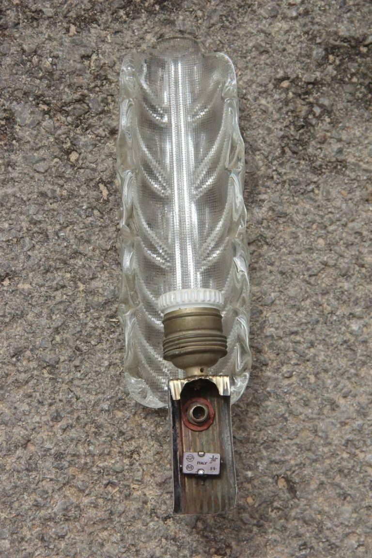 Sconce Murano Glass Barovier Design Italian Mid Century Modern photo Lighting