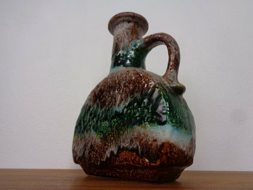 West German Glazed Ceramic Vase 603/25 From Dümler & Breiden, 1970s photo 148.0