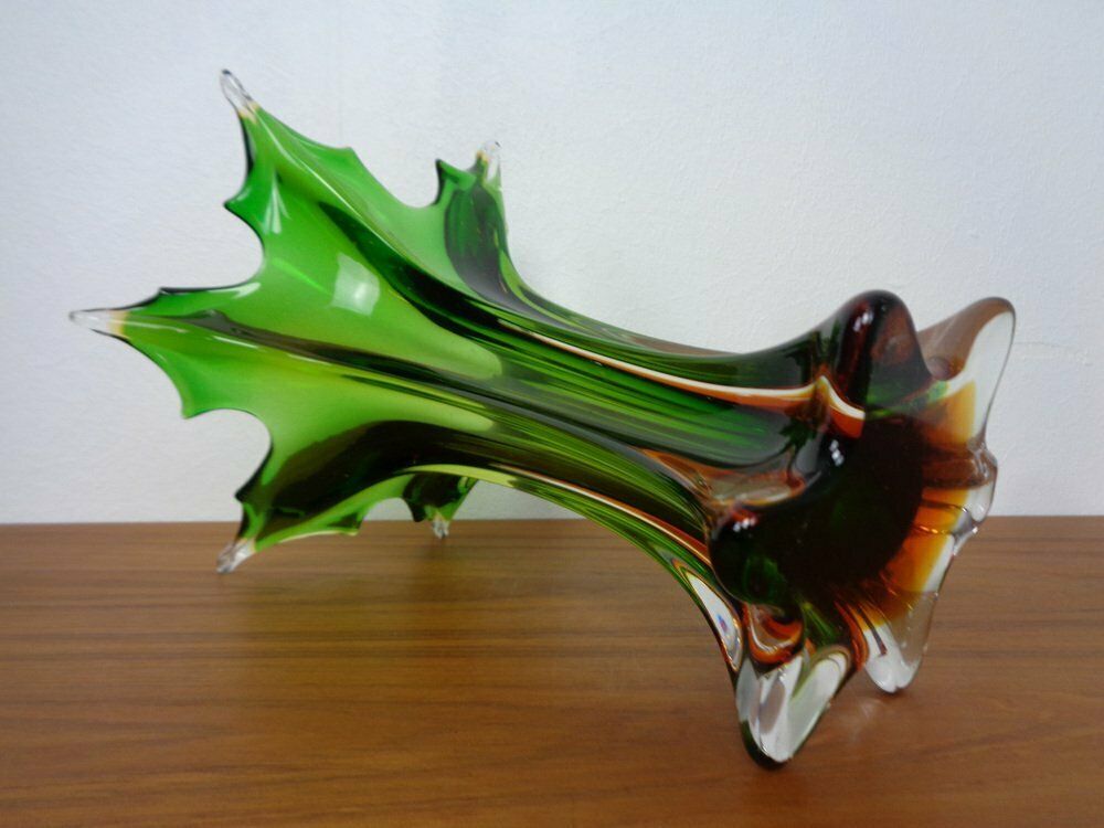 174.0 Murano Sommerso Glass Vase  1960s photo