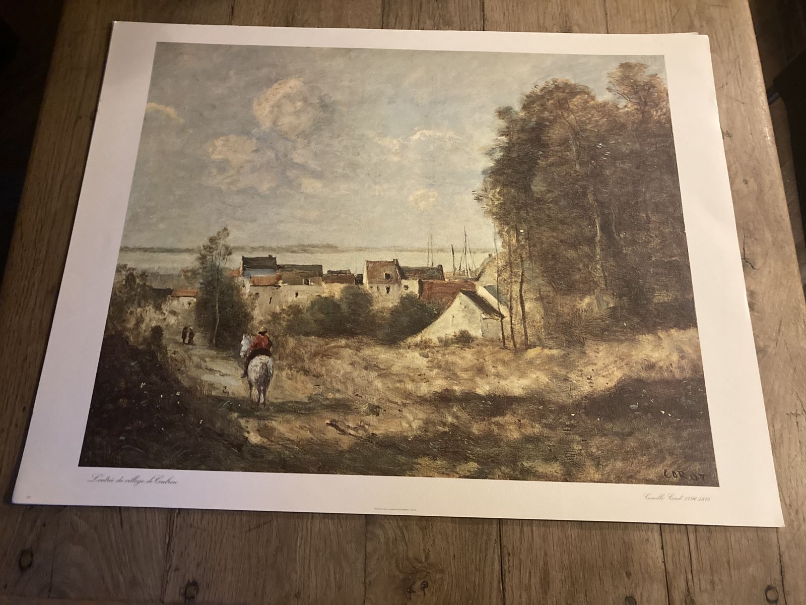 Large Quality Fine Art Print   Camille Corot    French Landscape photo 65.0