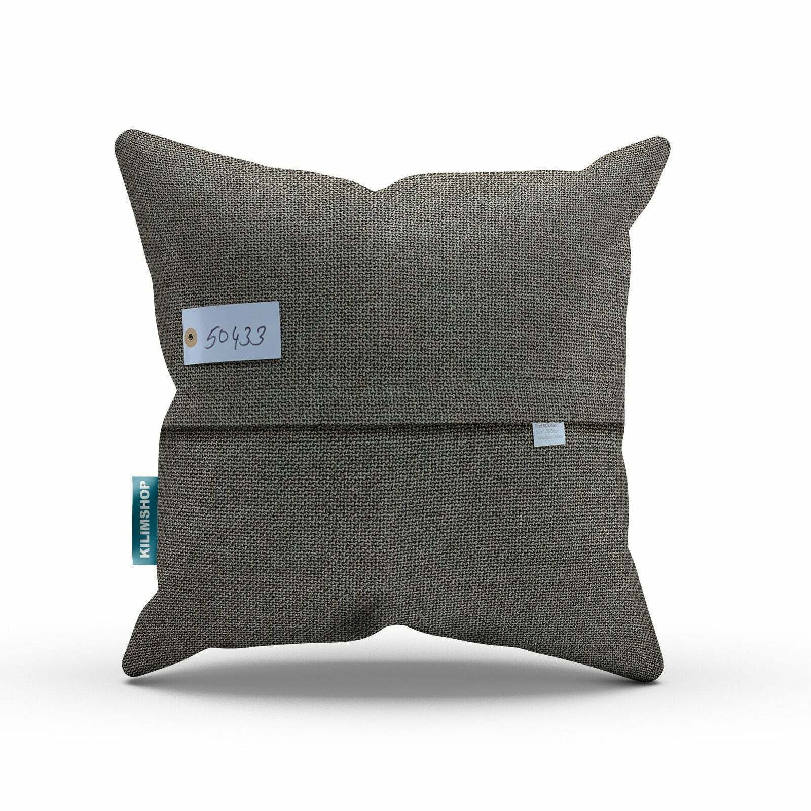 Handmade Kilim Cushion Cover, Kelim Pillow 50x50 Cm Turkish Moroccan photo 57.0