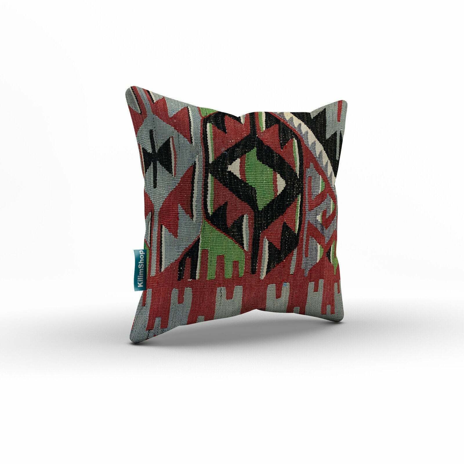 Turkish, Moroccan Kilim Cushion Cover, Kelim Pillow 50x50 Cm photo for sale