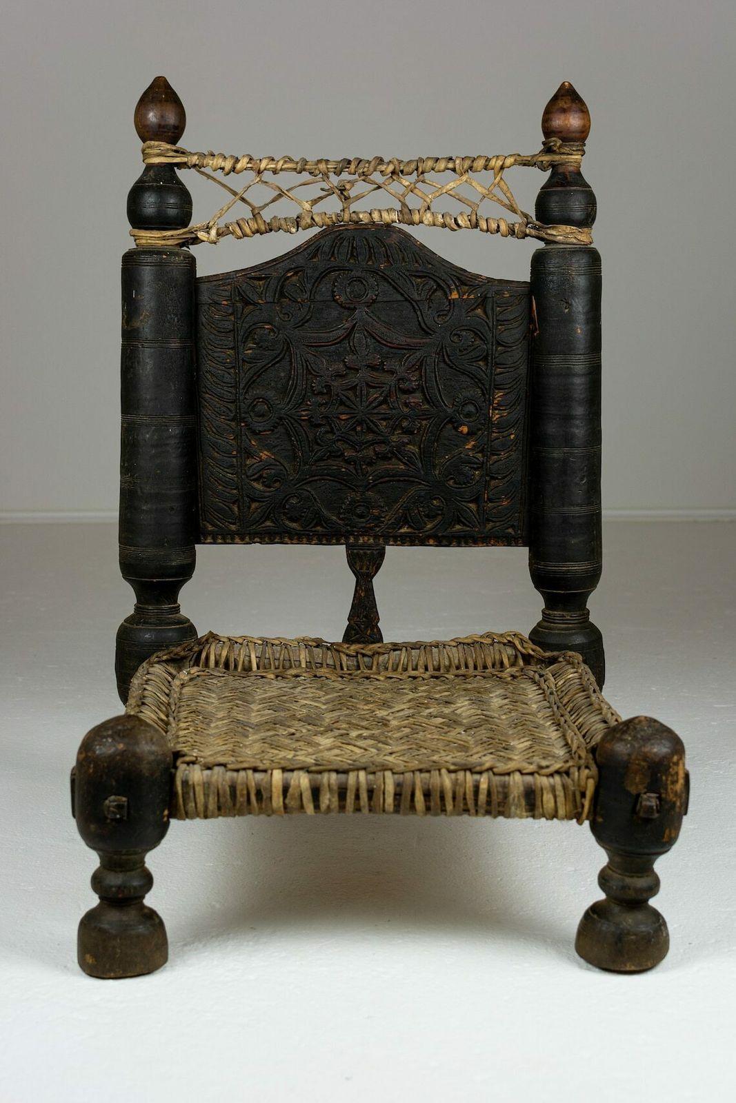 Traditional Tribal Chair Of The Swat Valley, Northern Pakistan, Late 18th Century, Antique Chair photo furniture