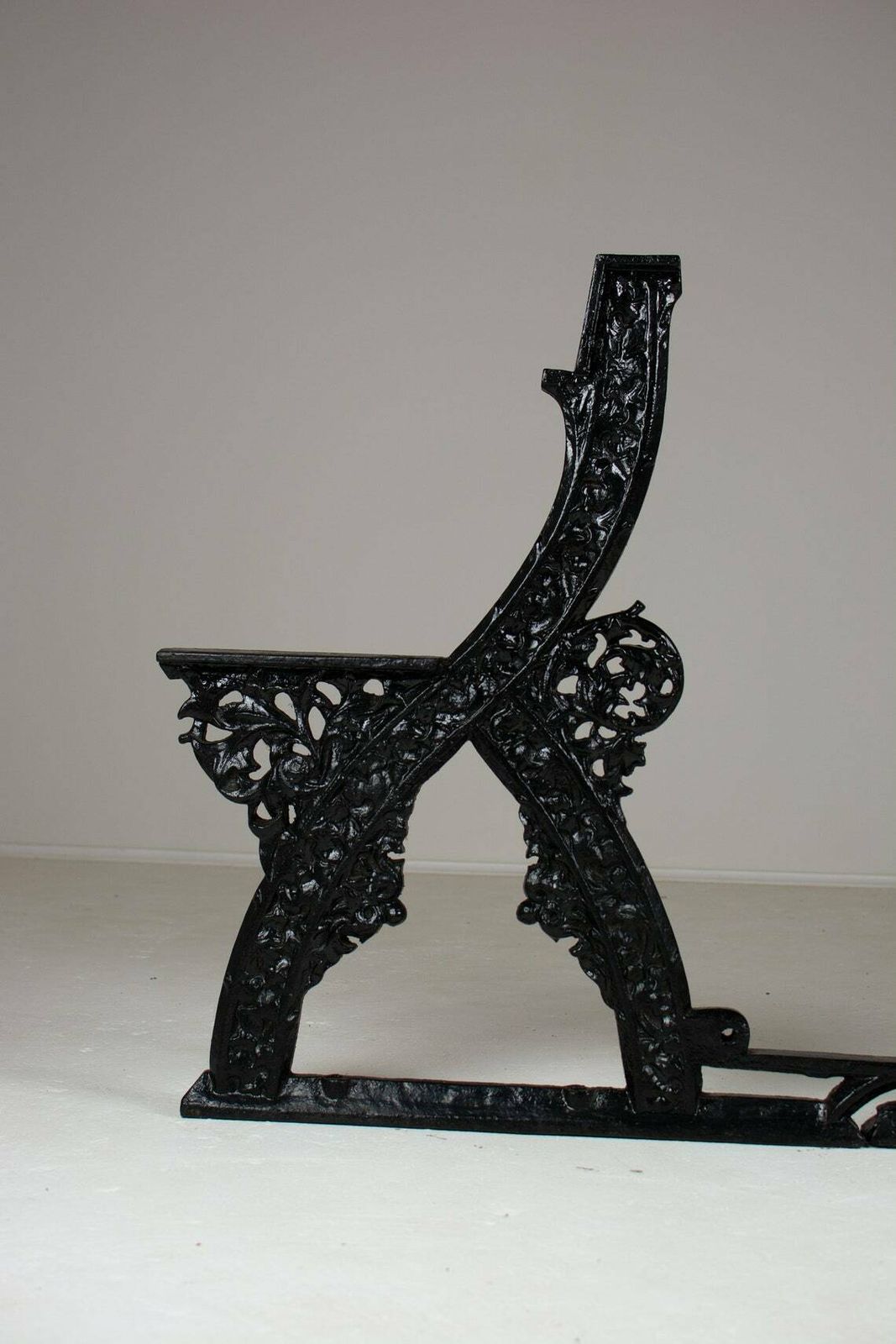 photo furniture A.W.N. Pugin, A Pair Of Early Gothic Revival Cast Iron Garden Bench Ends.