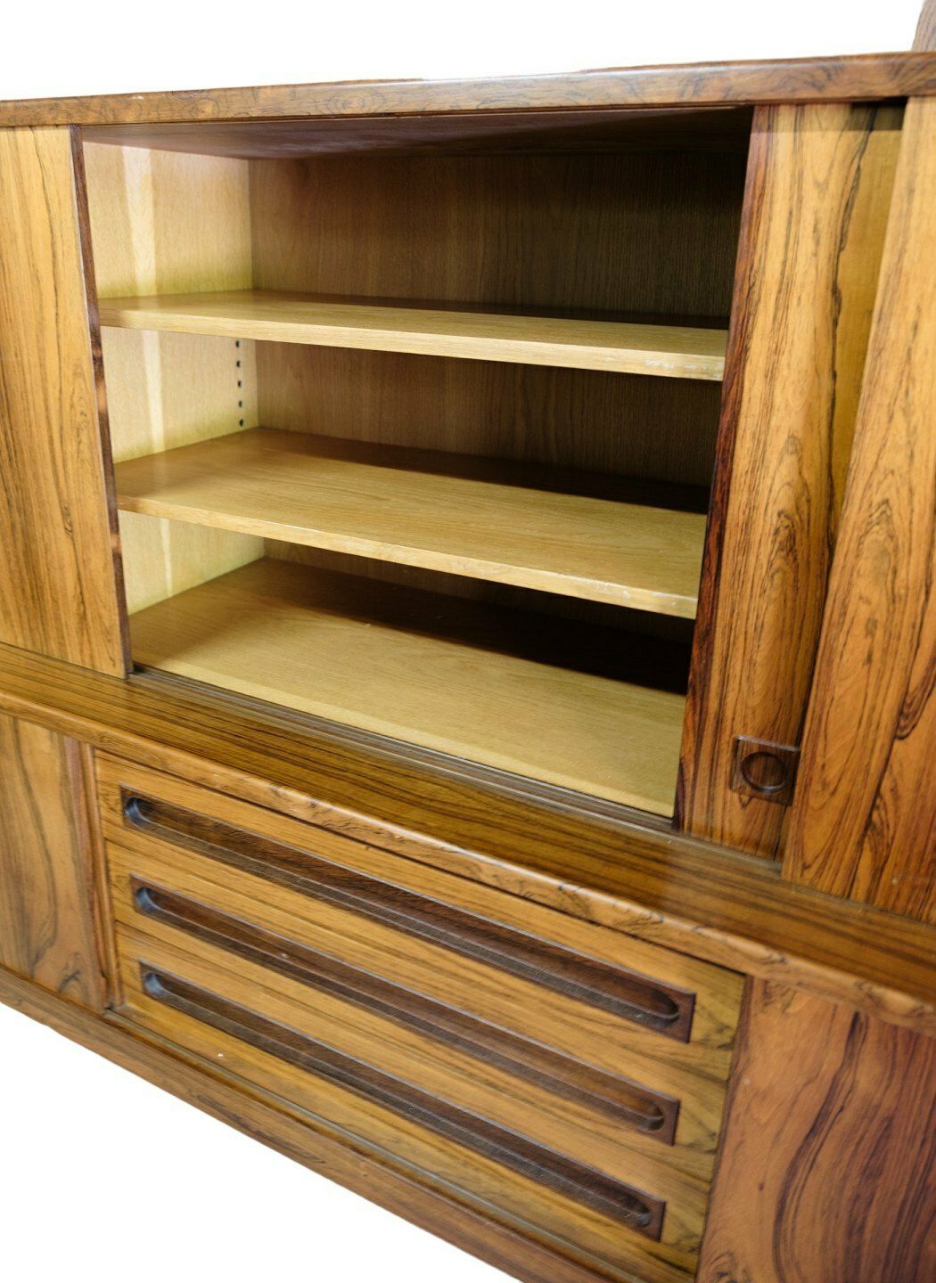 High Sideboard By Johannes Andersen For Skaaning Furniture Factory From 1960s photo buy