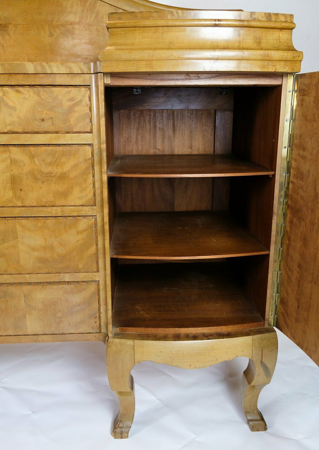 Sideboard In Birch With Original Key From 1920s photo vinterior