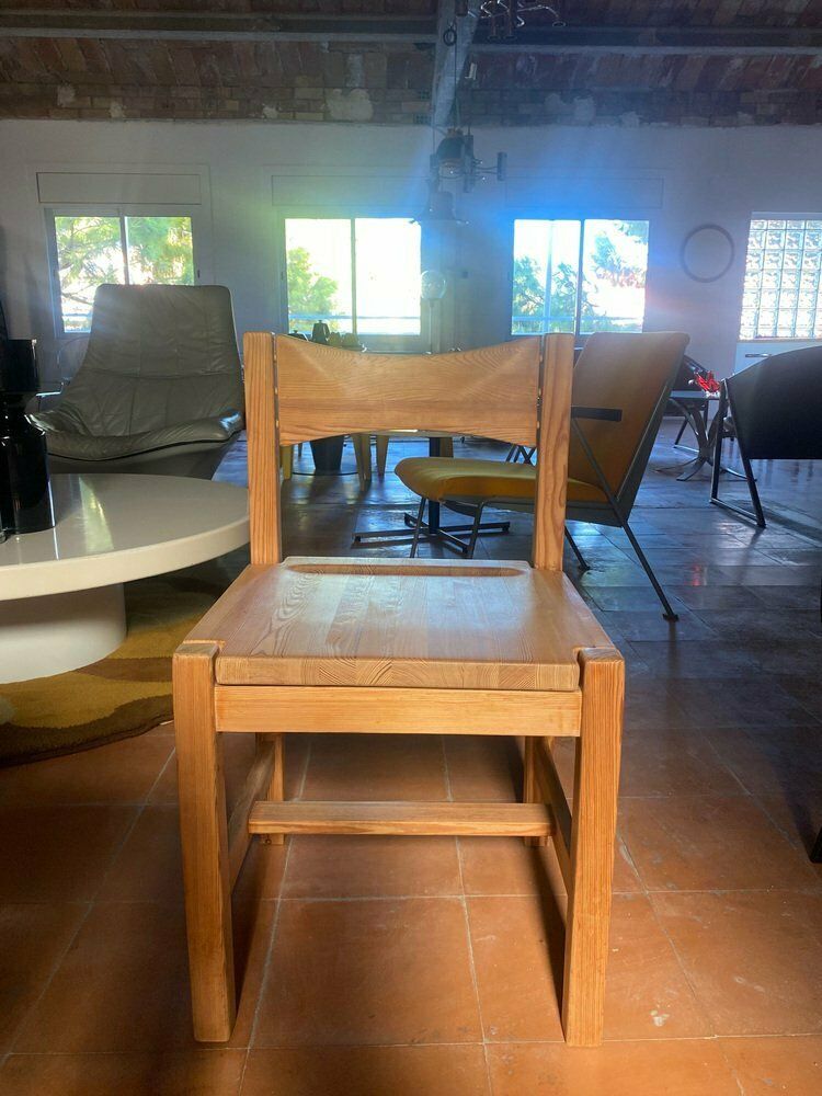 photo for sale Hongisto Dining Set In Solid Pine By Ilmari Tapiovaara For Laukaan Puu, 1960s, Set Of 5