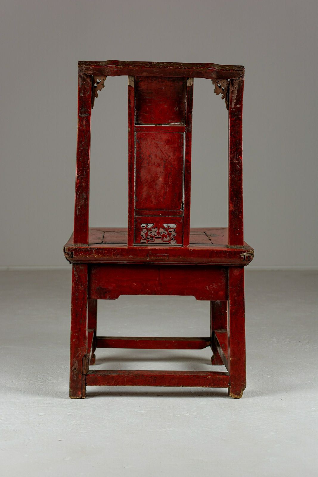 Pair Of 19th Century Chinese Red Lacquer And Gilt Wedding Chairs. Hallway Chairs. photo vintage