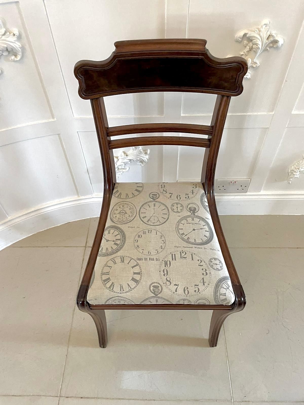 Quality Set Of Four Antique Mahogany Dining Chairs photo furniture