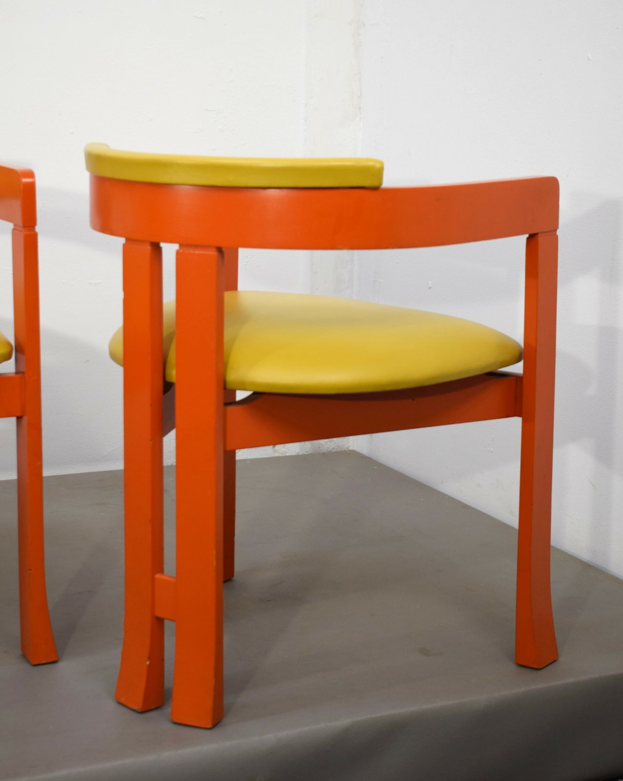 Set Of 4 Italian Chairs, Pi  Greco Style, 1960s photo furniture