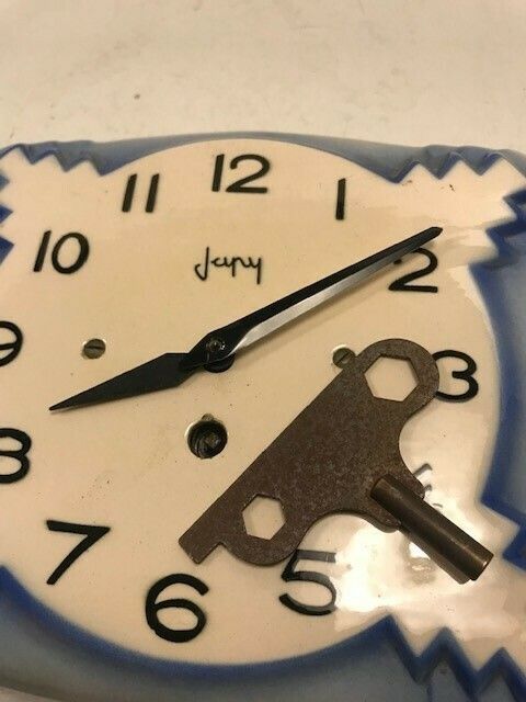 An Art Deco French Wall Clock By Japy Freres Ceramic Surround photo Home Decor