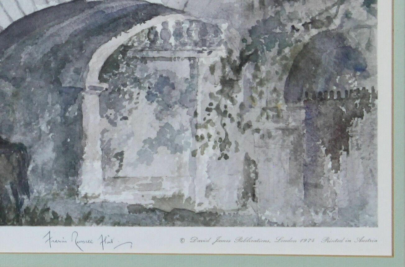Print By Francis Russell Flint. Titled "The Temple Bar" photo for sale