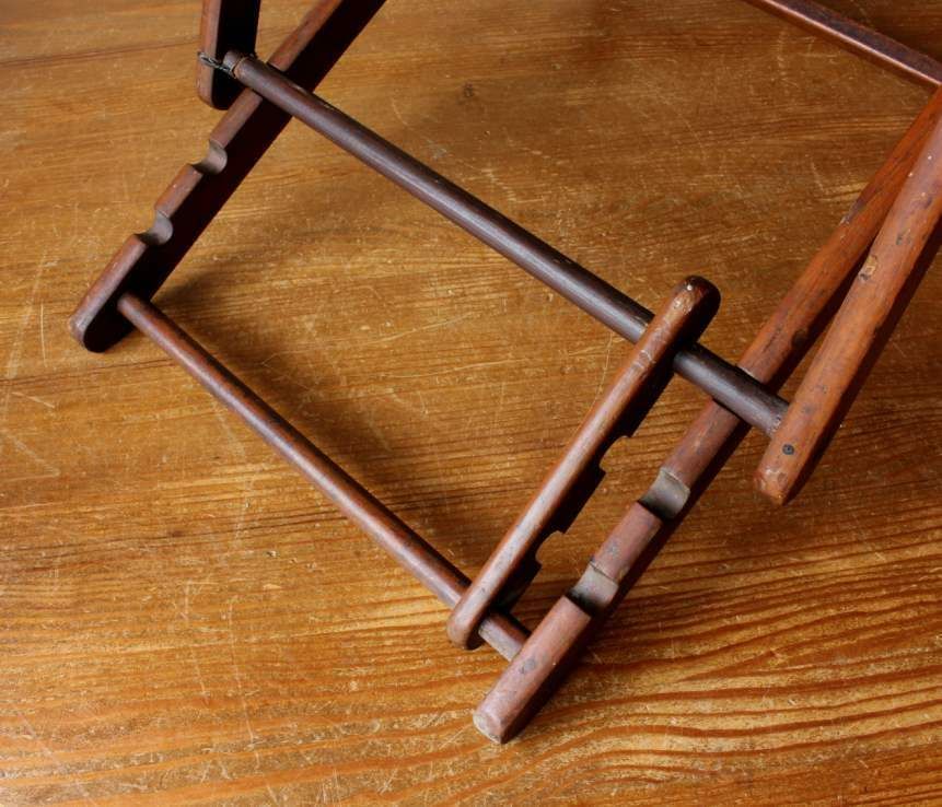 Child's Deckchair. Small Canvas Campaign Military Deck Chair. M.M C1900. photo buy