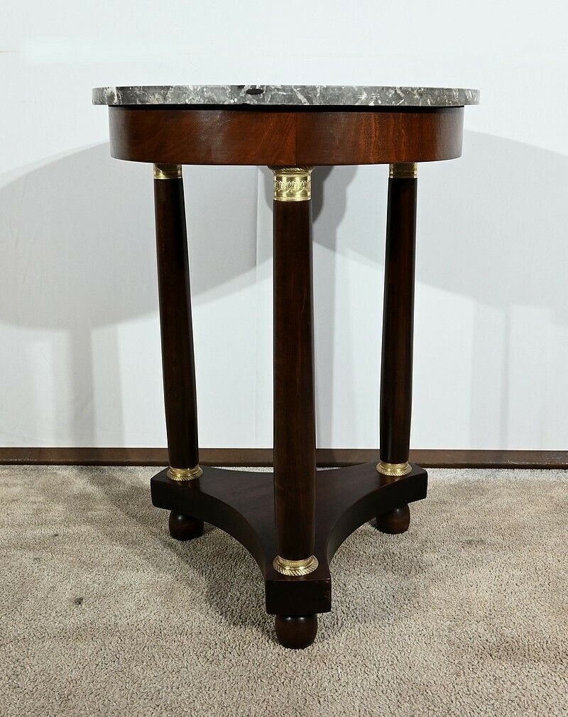 Tripod Pedestal Table, Empire Style – Early 20th Century photo vinterior
