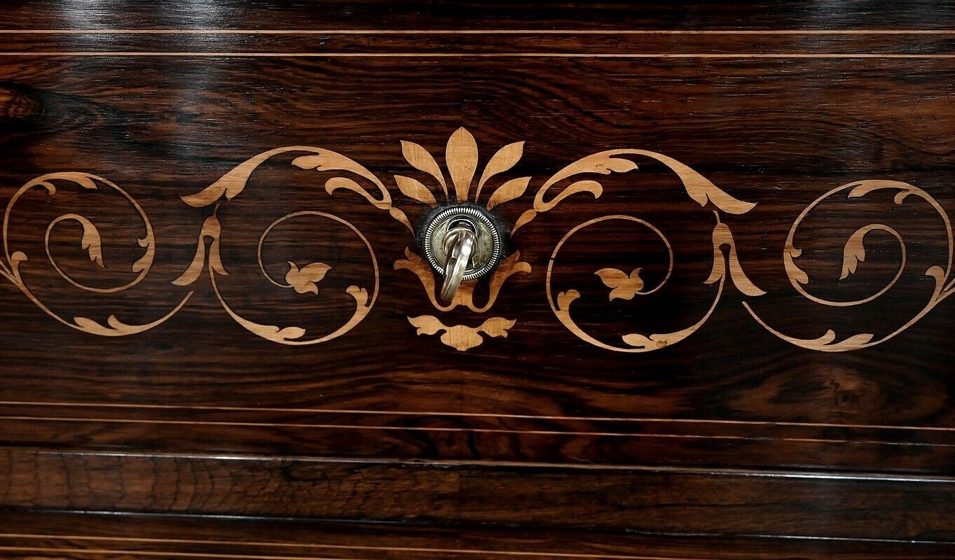 4867.5806455599995 Small Commode Marquetry, Charles X Period – Early 19th Century photo
