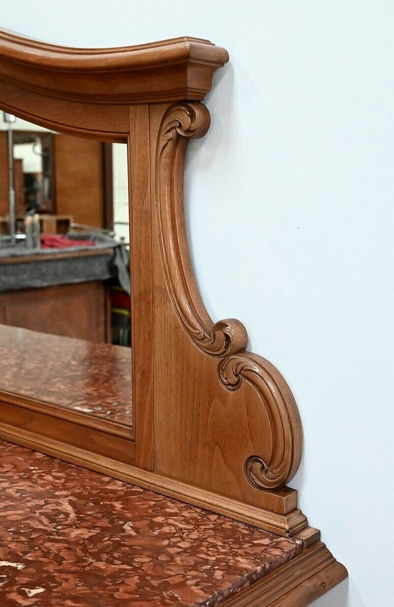 photo for sale Walnut Serving Buffet, Louis XV Style – Early 20th Century