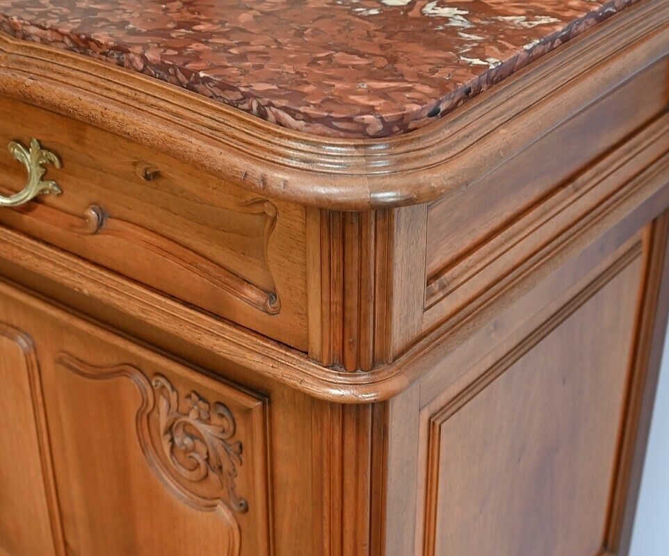 2433.7903227799998 Walnut Serving Buffet, Louis XV Style – Early 20th Century photo