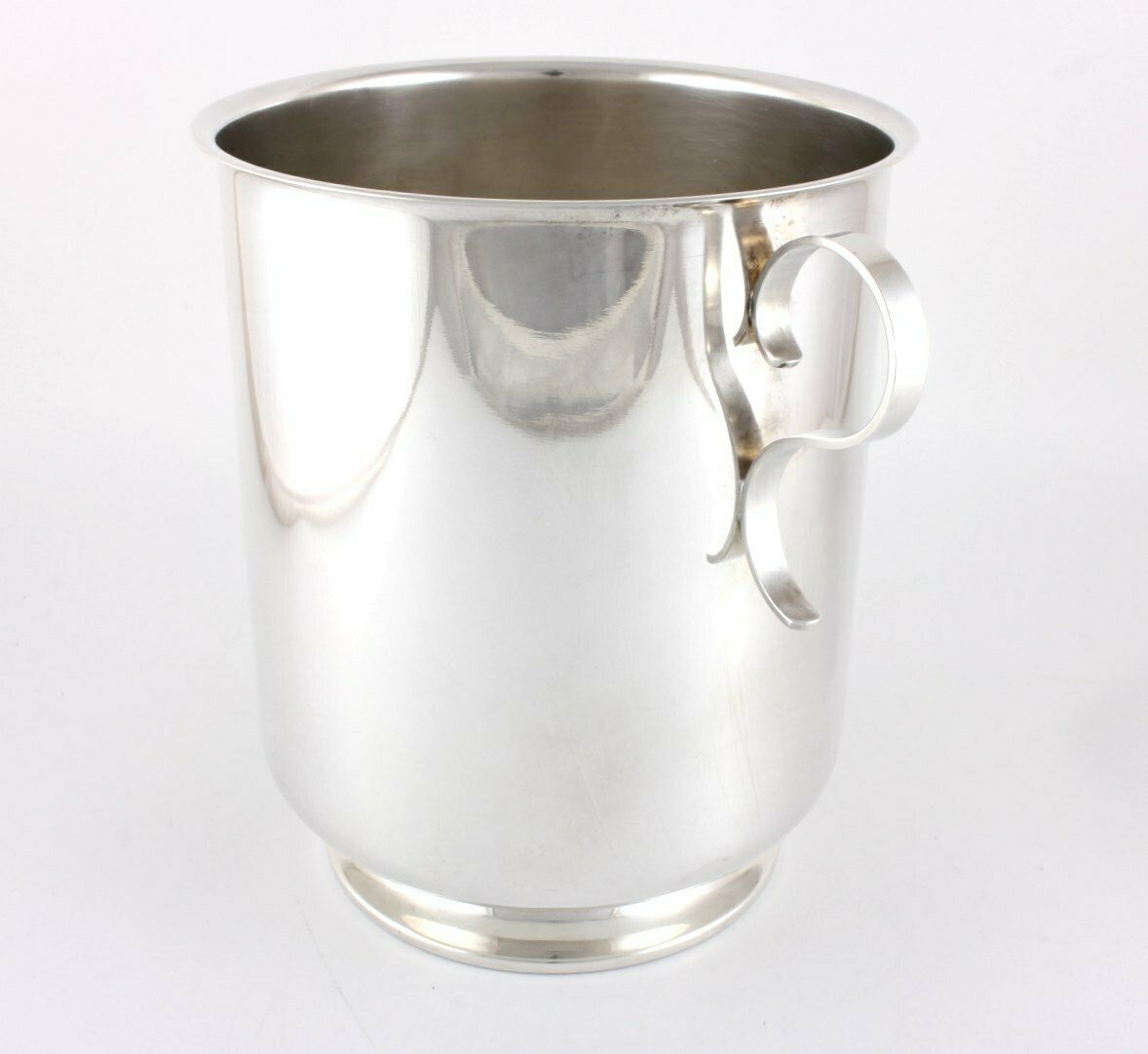 Christofle Silver Plate Champagne Cooler. French Wine Ice Bucket. C1930. photo vintage