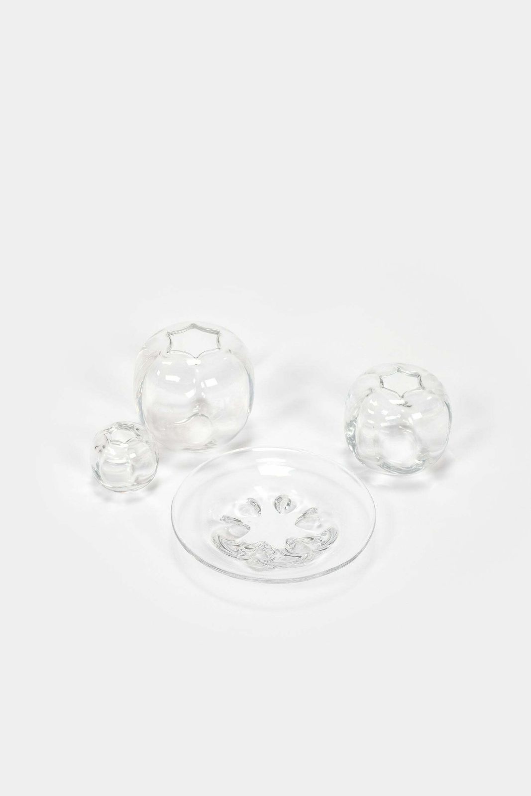 Nils Landgren, Set Of Vases, Orrefors, Sweden, 60s photo furniture