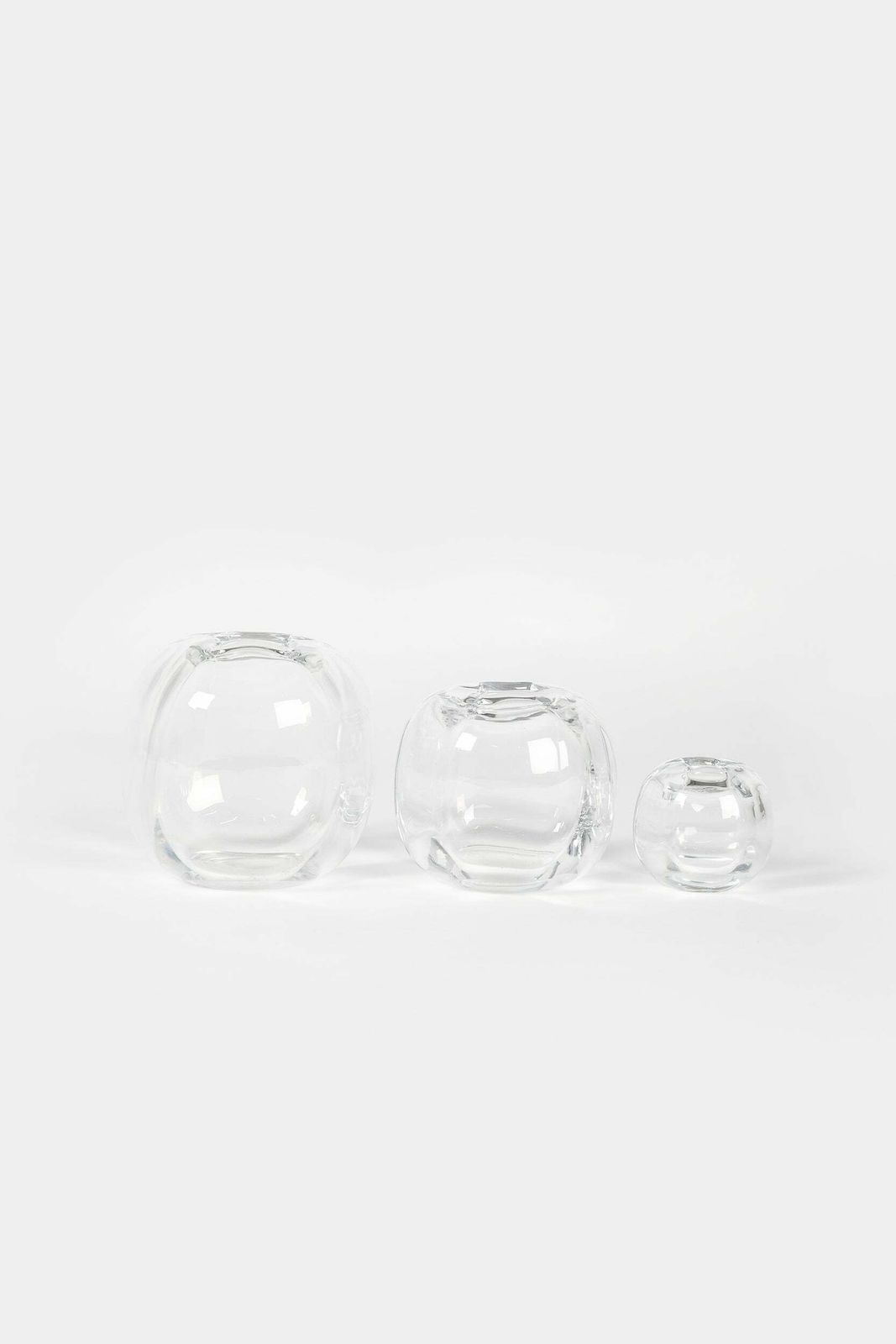 Nils Landgren, Set Of Vases, Orrefors, Sweden, 60s photo for sale