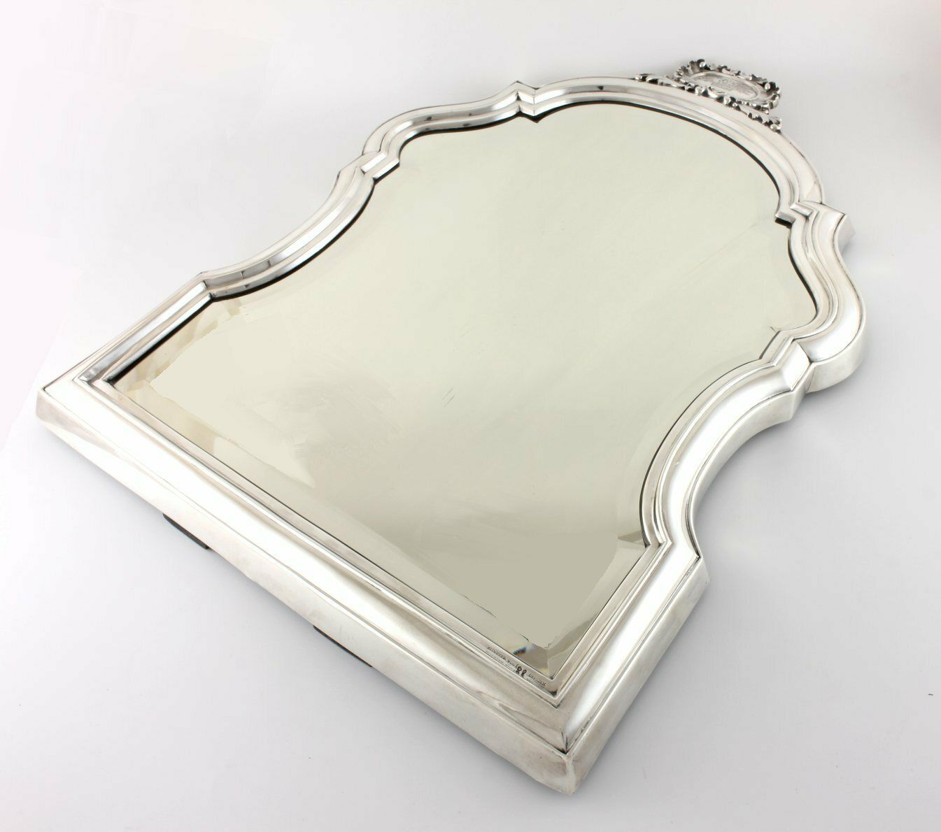 German 900 Silver Easel Dressing Table Mirror. Elimeyer Dresden. C1900. photo 3500.0