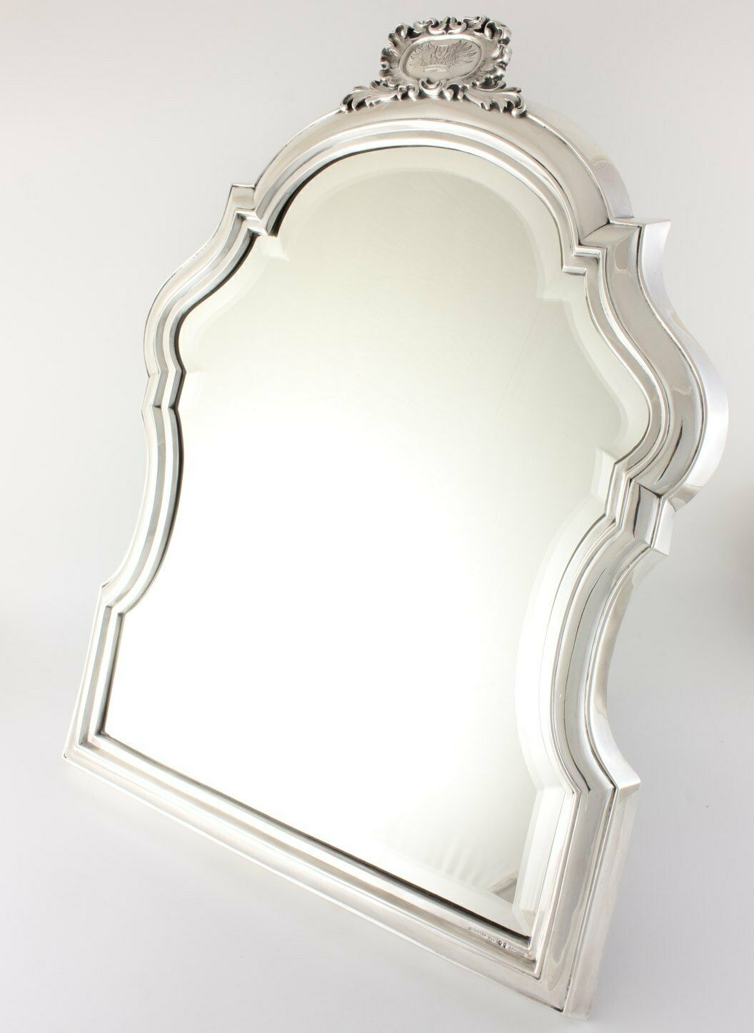 3500.0 German 900 Silver Easel Dressing Table Mirror. Elimeyer Dresden. C1900. photo
