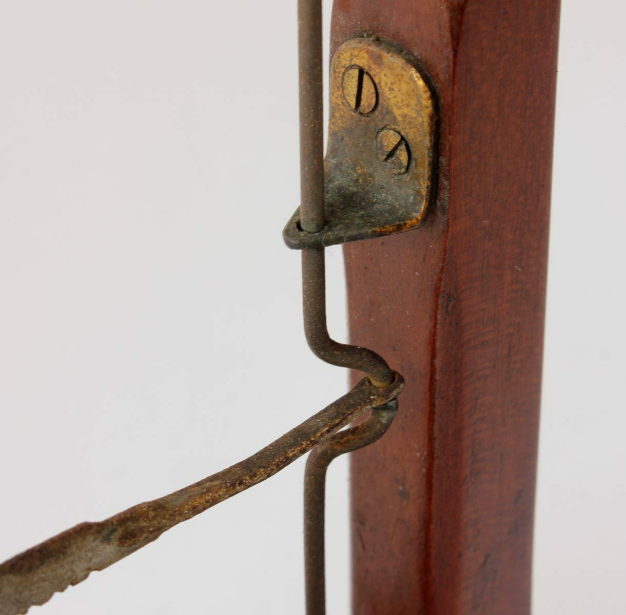 photo for sale Folk Art Wood Cutter Whirligig. Hand Made Wind Toy Sawing Man. 1932.