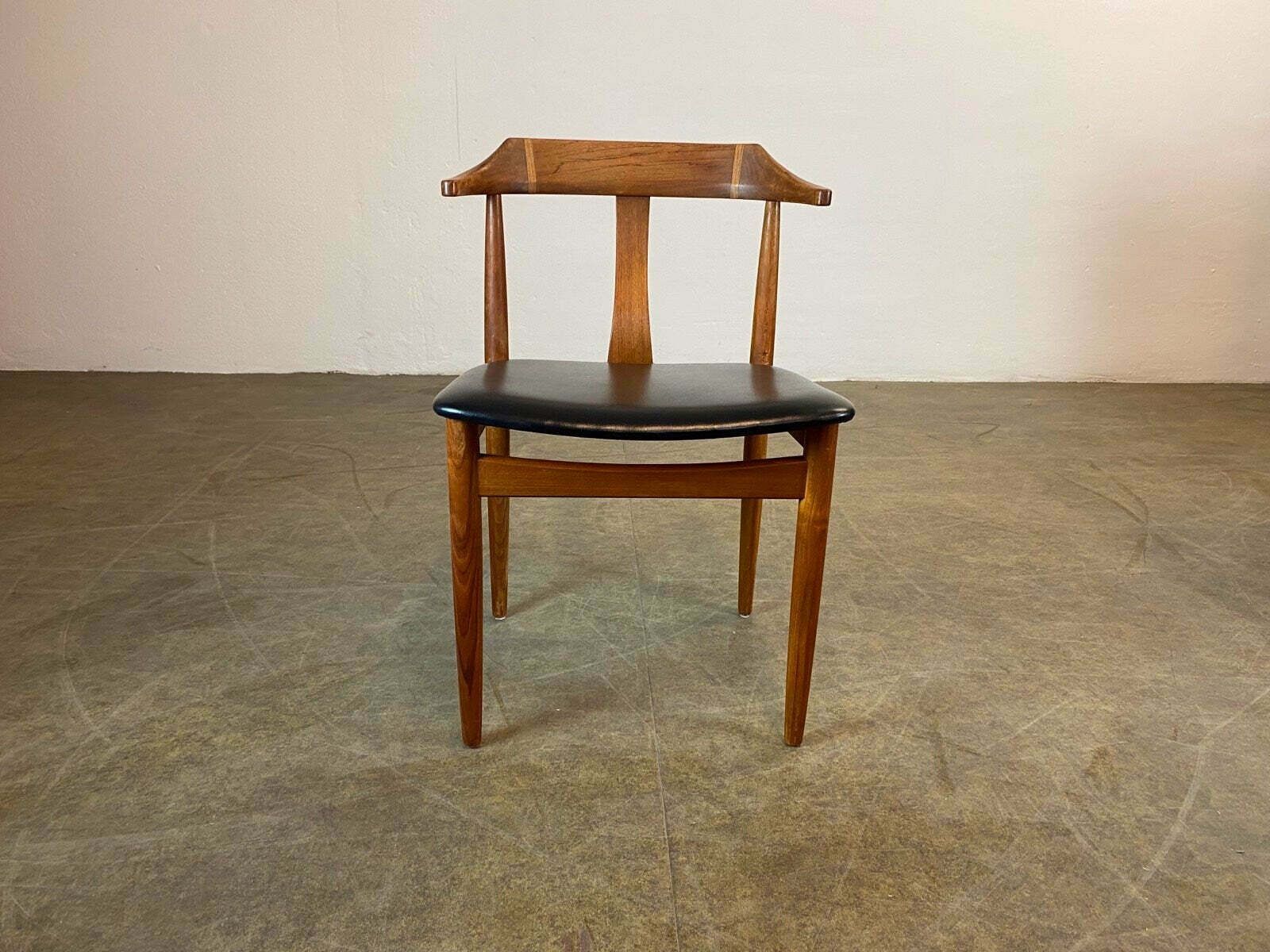 Set Of 2 Danish Dining Chairs Teak Mid Century Vintage 60s Chair photo 450.0