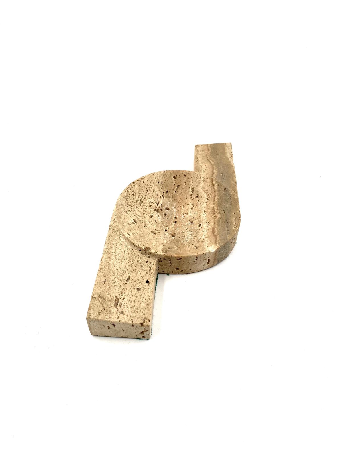 photo buy Brutalist Travertine Ashtray, Cerri Nestore, Italy, 1970s