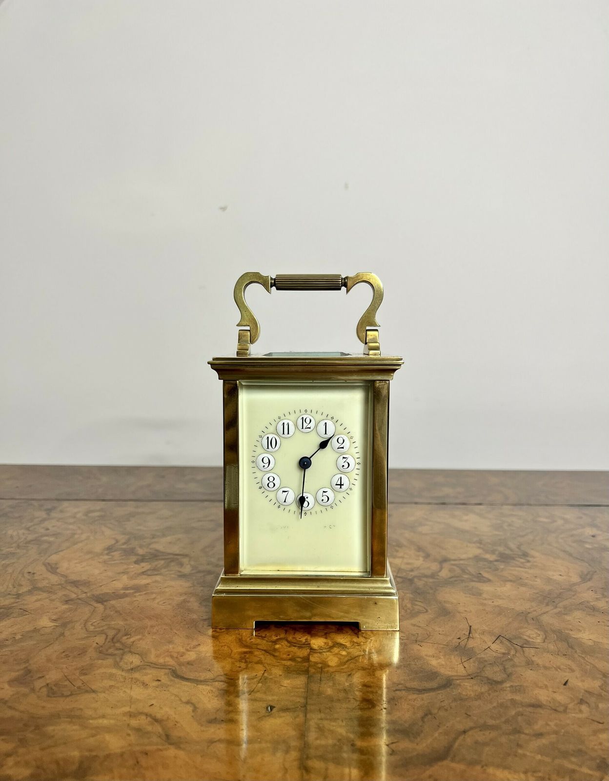 Stunning Quality Antique Large French Brass Carriage Clock photo buy