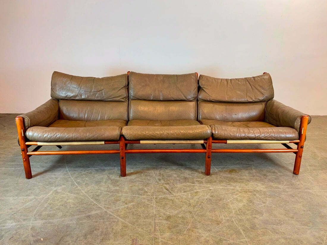 Model Kontiki Sofa Arne Norell Ab Sweden Teak Mid Century photo for sale