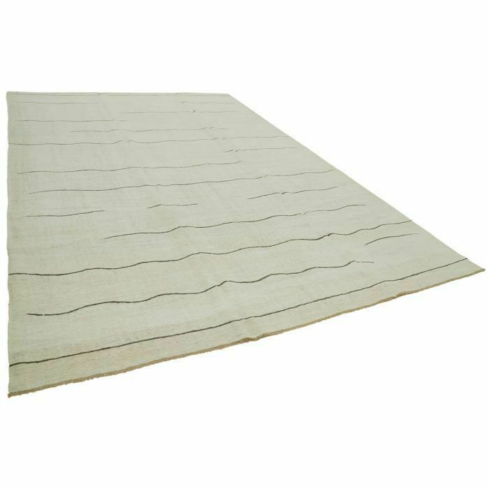 Turkish Oriental White Hemp Kilim Rug 283 X 414 Cm photo furniture