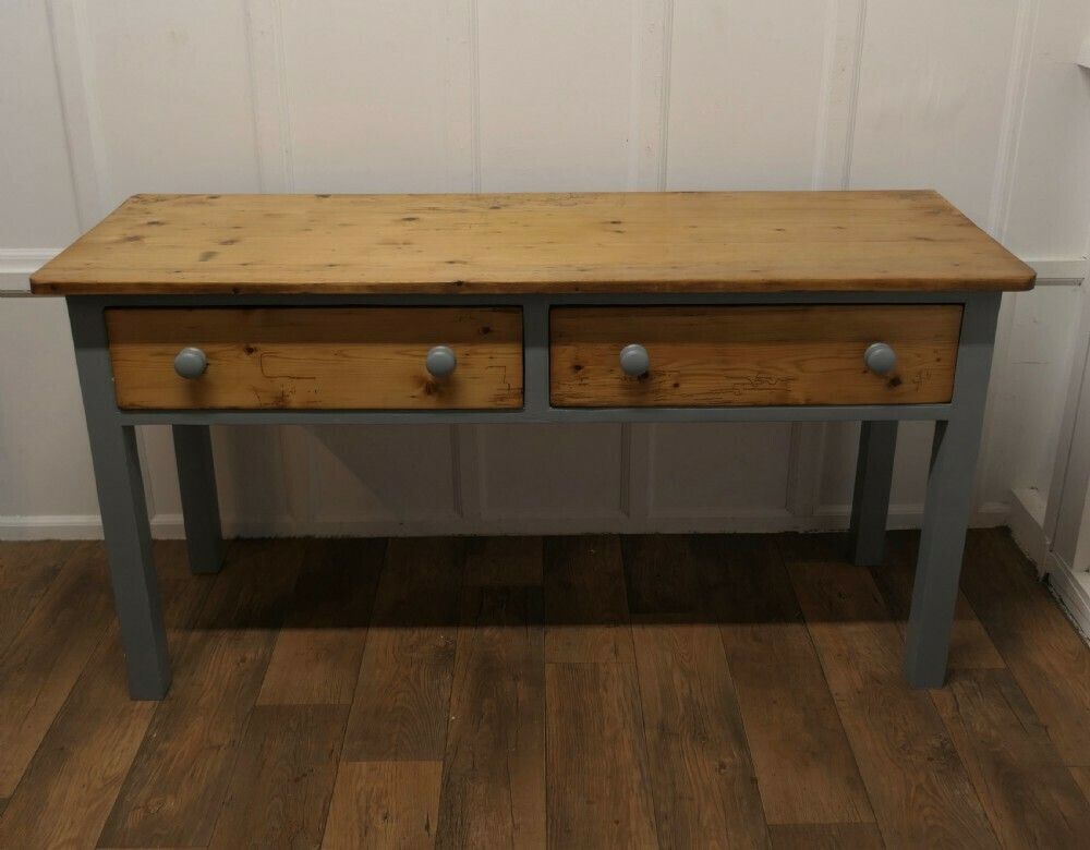 A Victorian Pine Kitchen Dresser photo Furniture