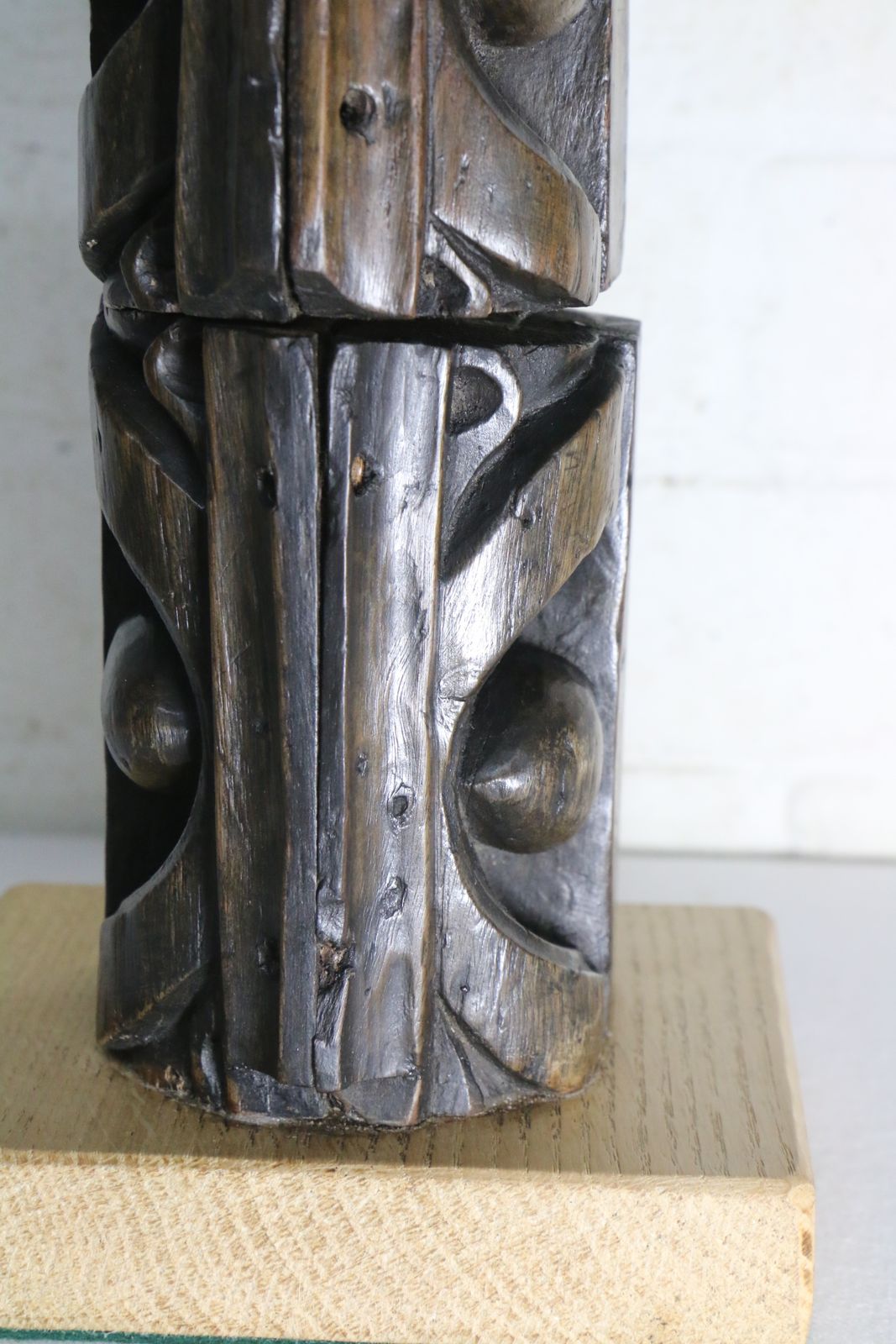 Table Lamp Made From Antique 19th Century Wooden Architectural Church Salvage photo buy