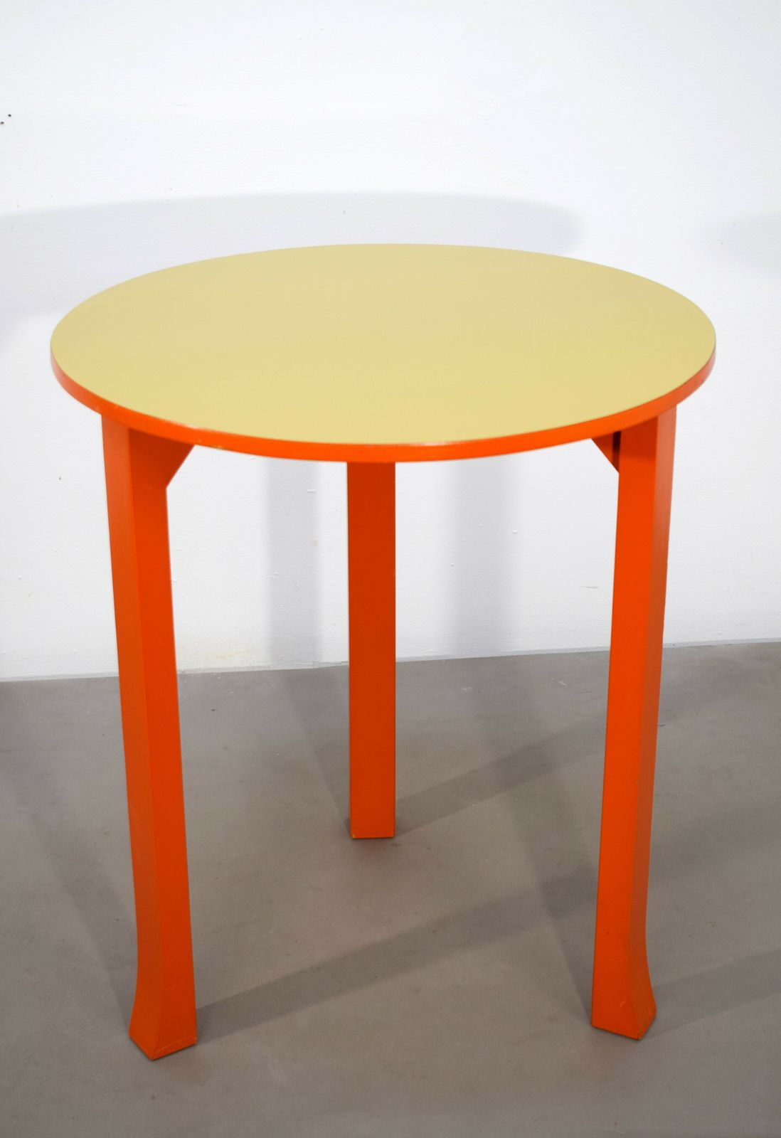 Italian Small Dining Table, Lacquered Wood, 1960s