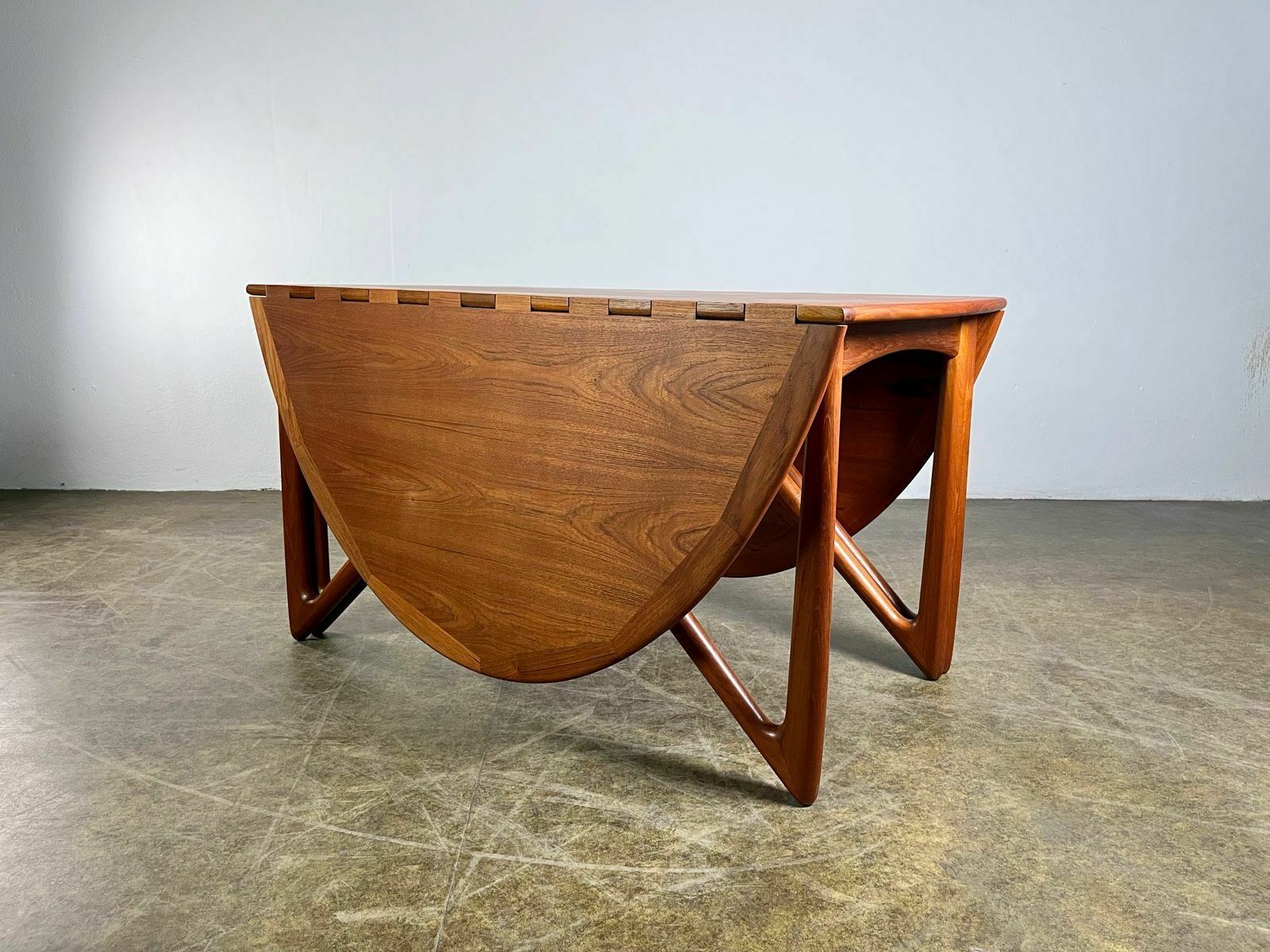 Dining Table Kurt østervig Gateleg Teak Mid Century photo furniture