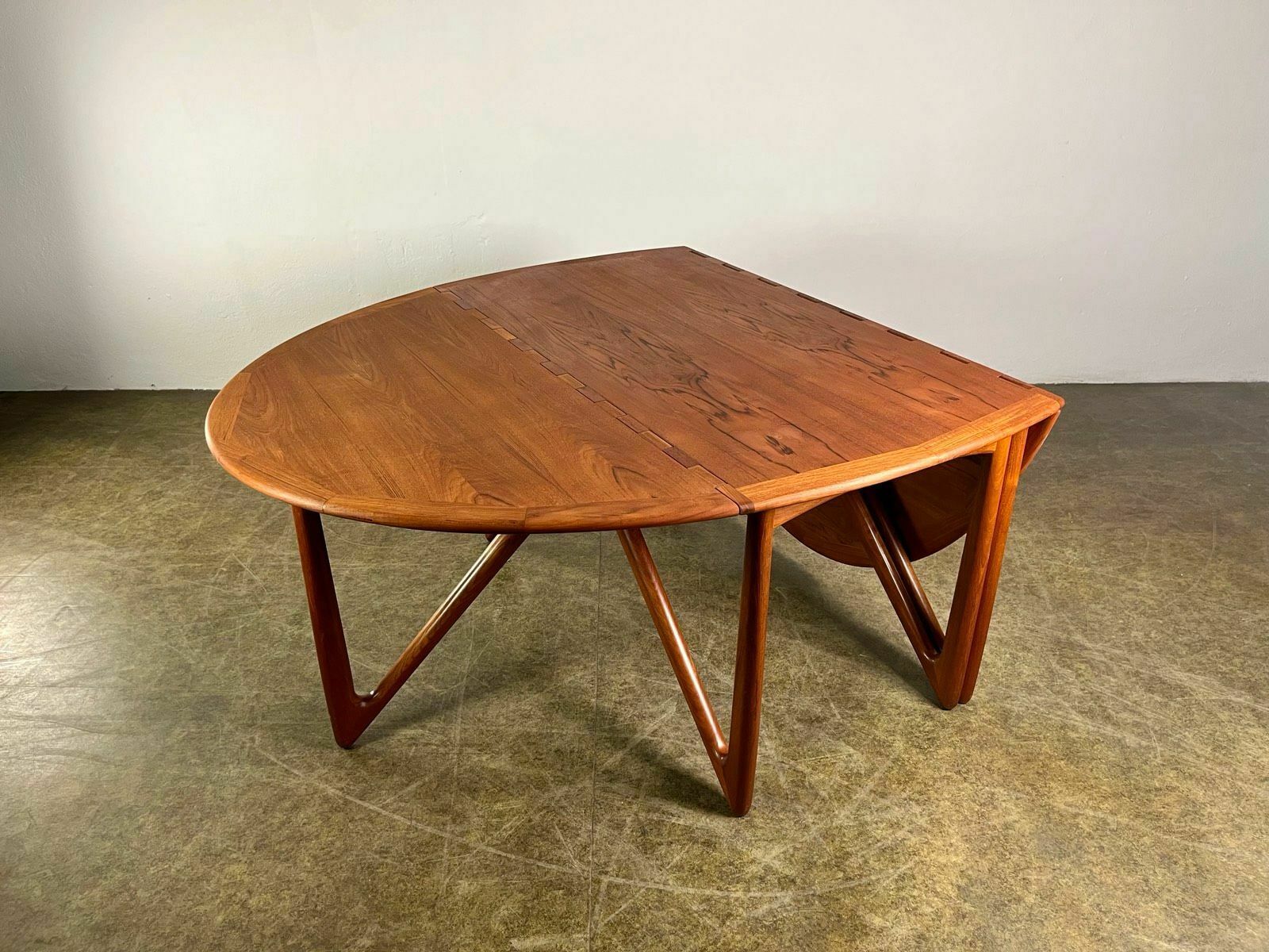 Dining Table Kurt østervig Gateleg Teak Mid Century photo vinterior
